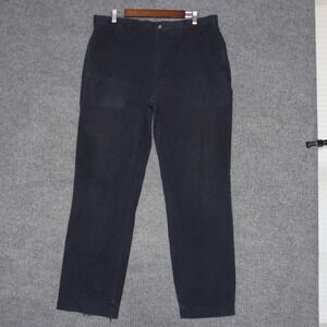 Polo Ralph Lauren Mens Chino Pants Navy Blue Straight Fit Cotton Size 36